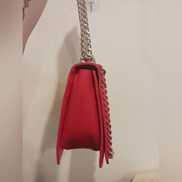 INC Pink Shoulder Bag with Chained Straps - Picture 4 of 7
